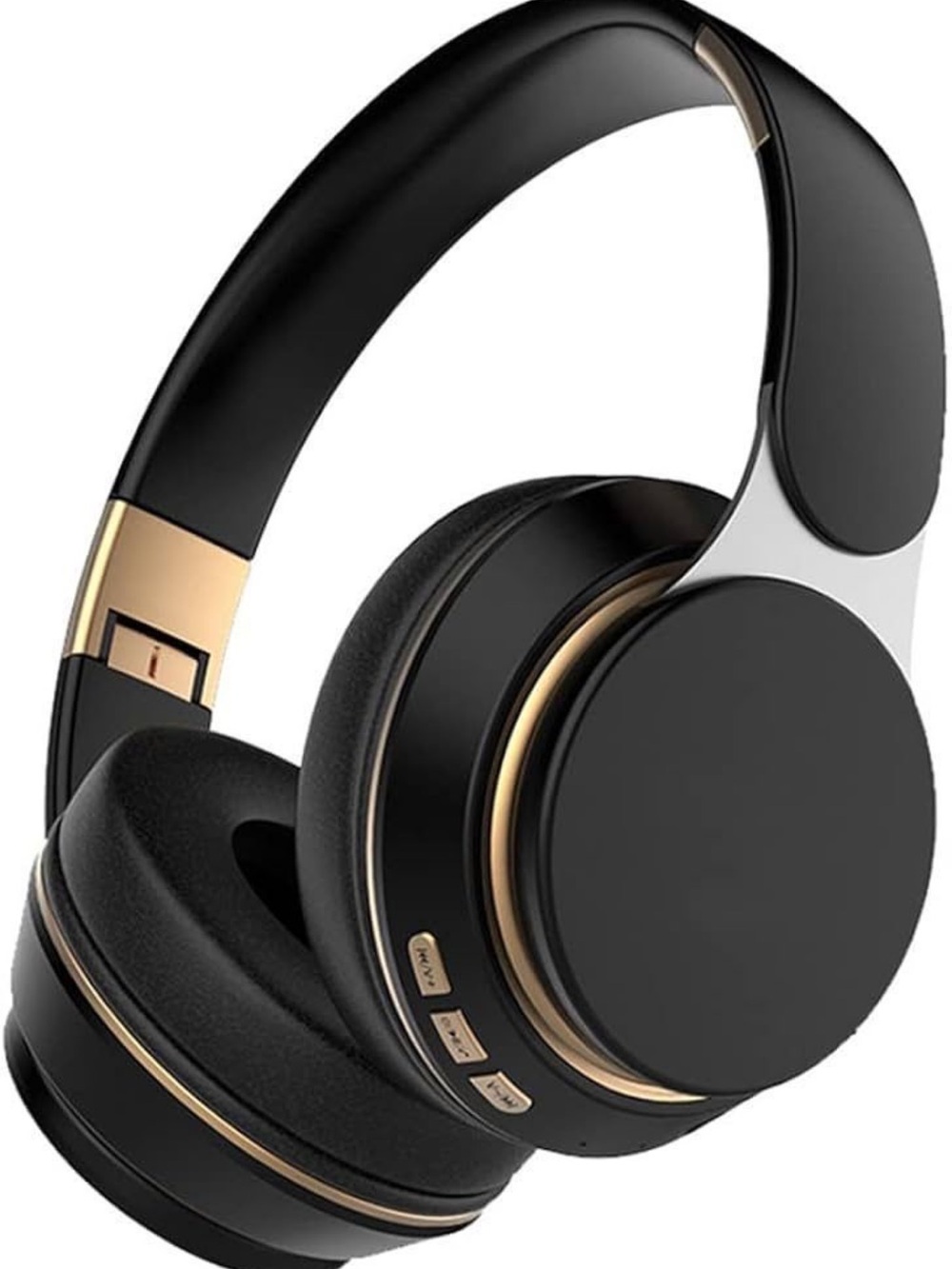 Wireless Over-Ear Headphones in Black and Gold - Premium Sound XBASS NOISE CANCE
